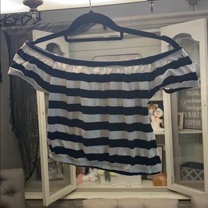 Striped Crop top
